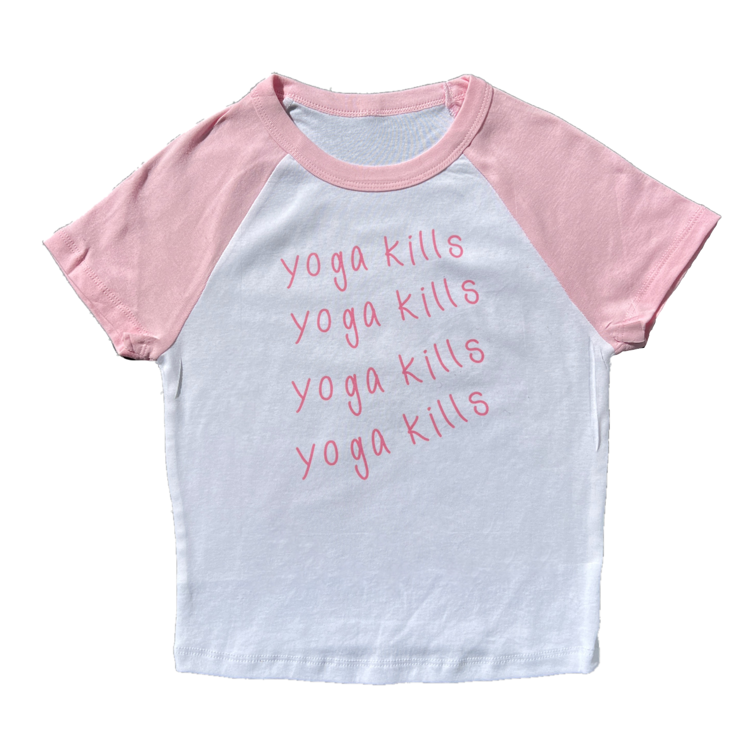 yoga kills baby tee