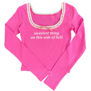 "sweetest thing" long sleeve