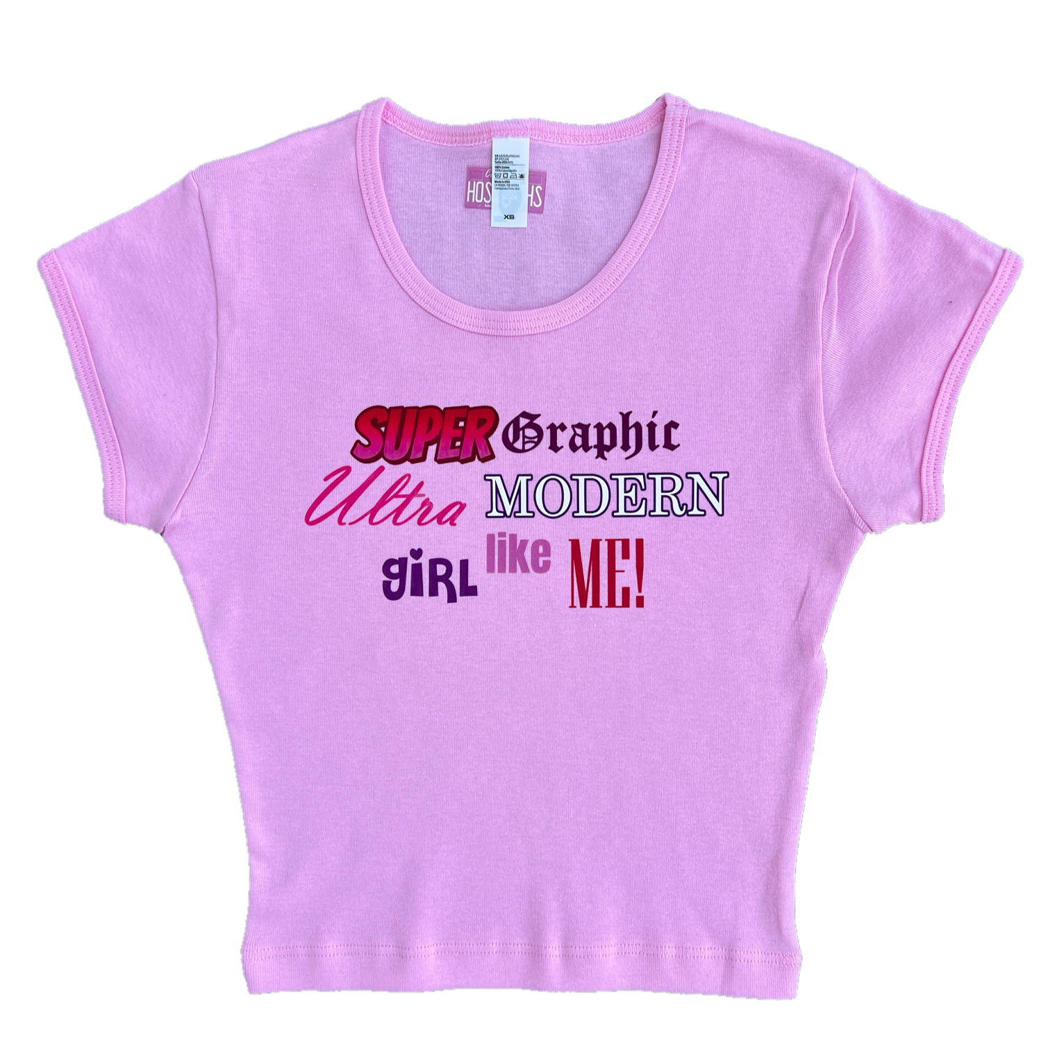 super graphic ultra modern girl tee