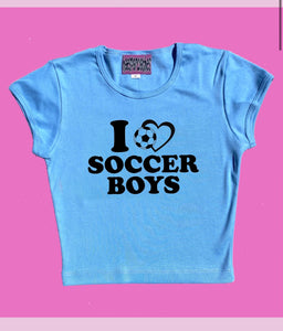 LAST CHANCE: I <3 Soccer Boys Baby Tee