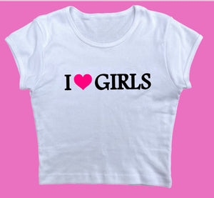 i <3 Girls Baby Tee