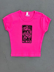 TAROT "SLUT" Crop Tee