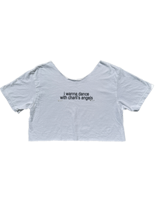 dance with the angels chopped tee