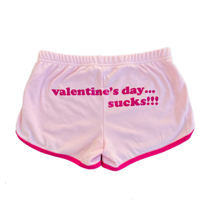 valentines day sux booty shorts