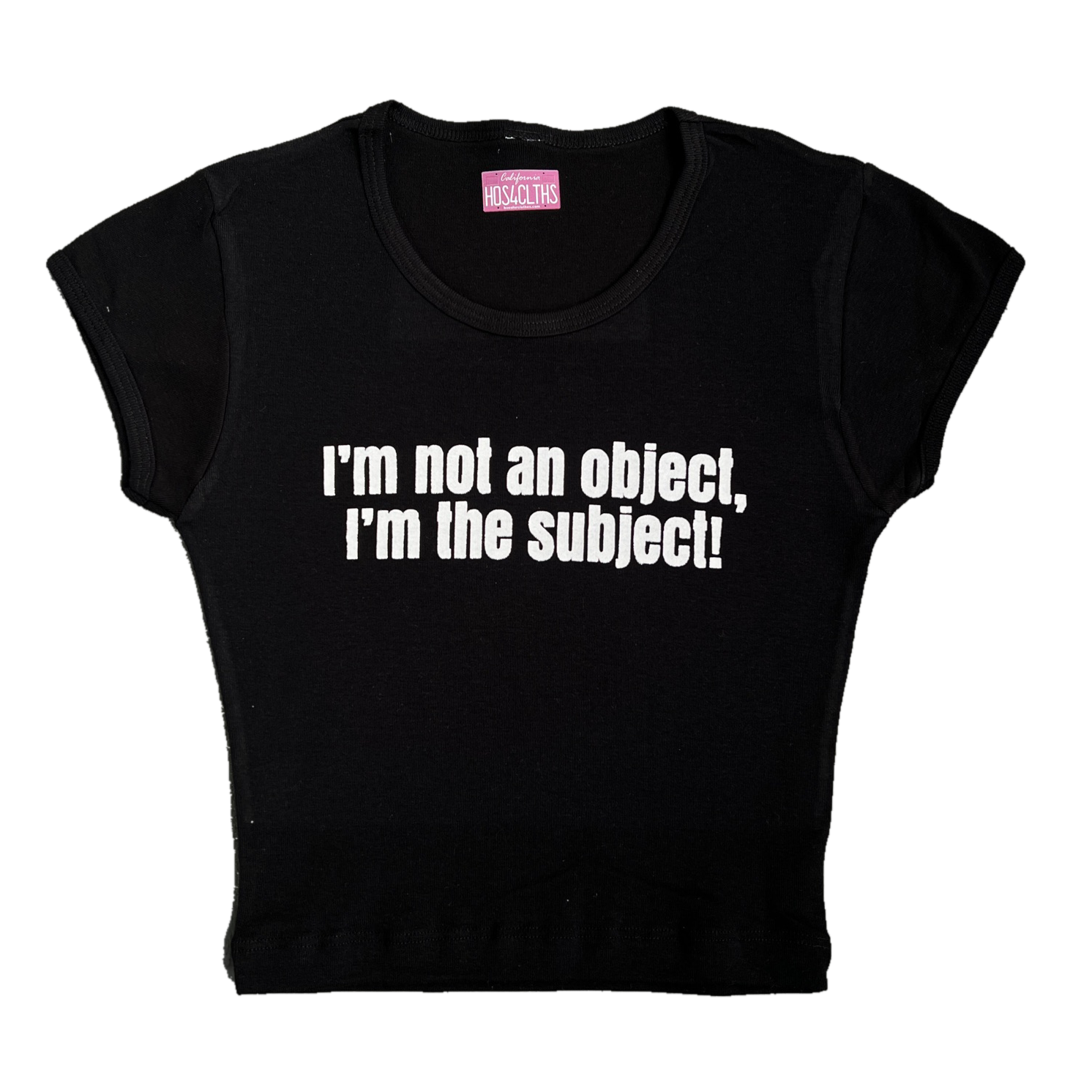 LAST CHANCE: i'm the subject baby tee