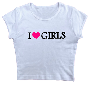 i <3 Girls Baby Tee