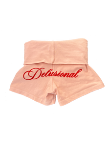 Delusional Fold Over Yoga Shorts