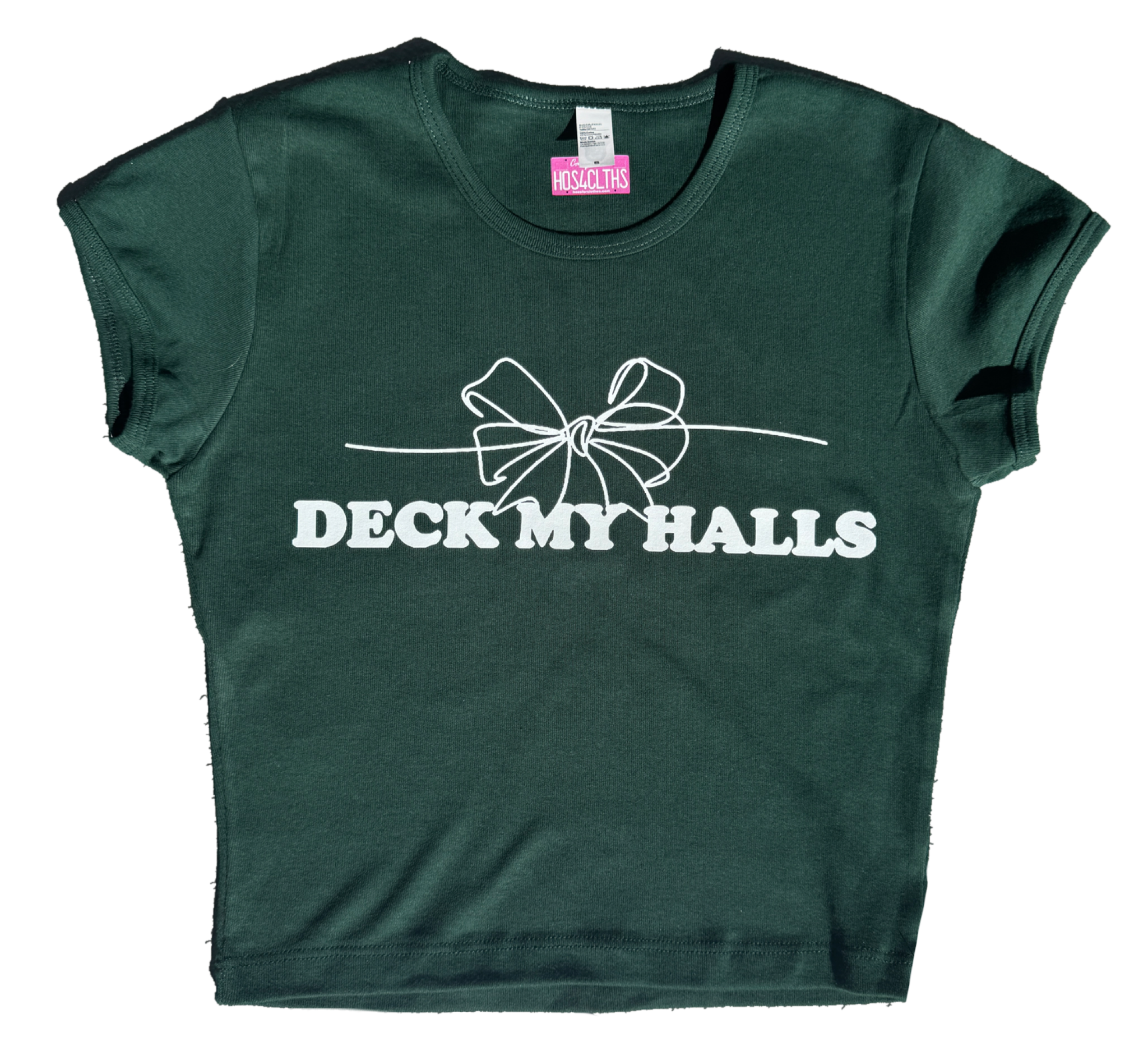 DECK MY HALLS Crop Tee