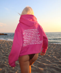 girls girl hoodie