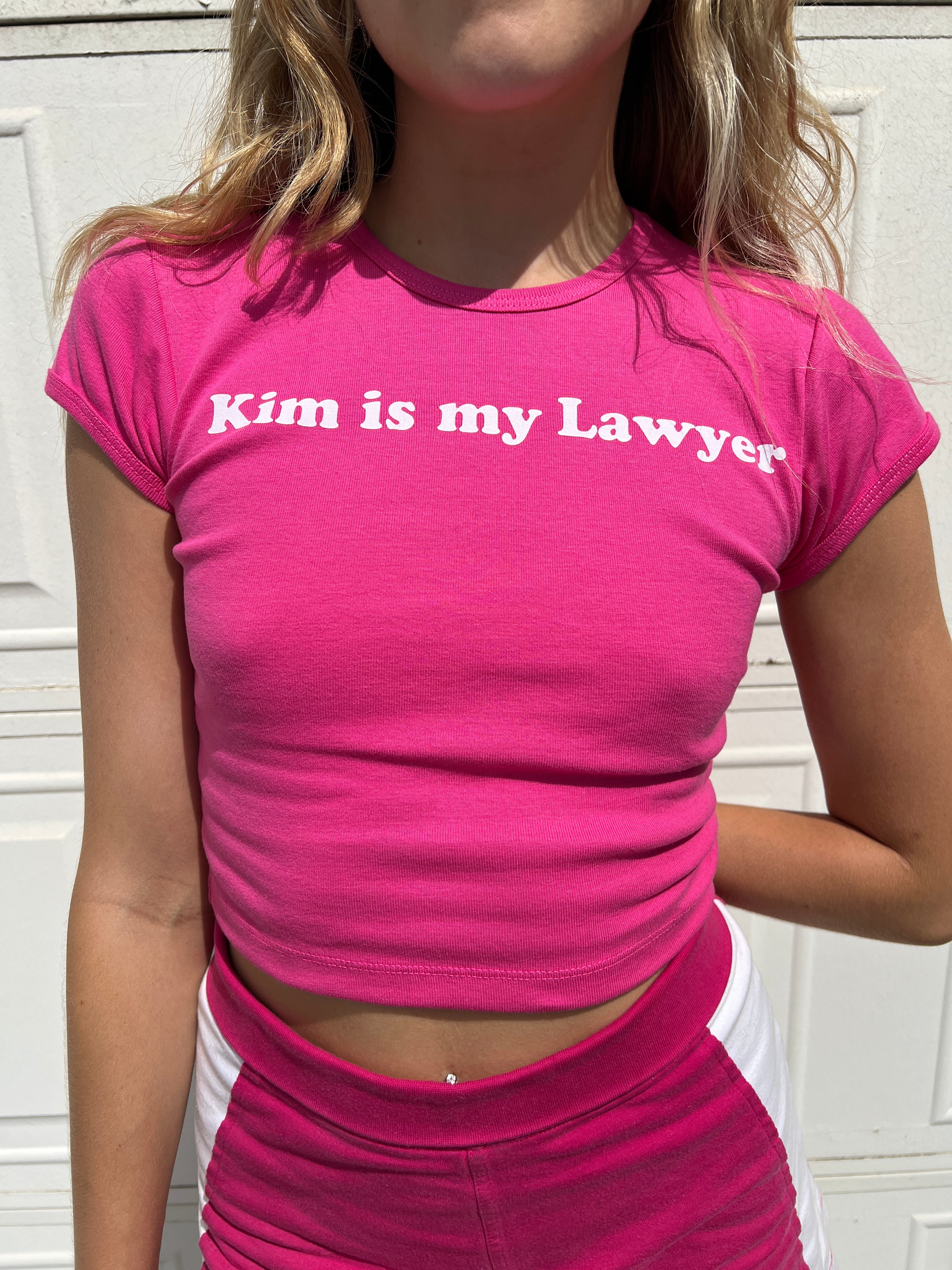 Kim Is My Lawyer Baby Tee