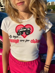 LAST CHANCE: Trucks are for Chicks Baby Tee