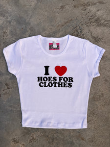I HEART HOESFORCLOTHES Baby tee