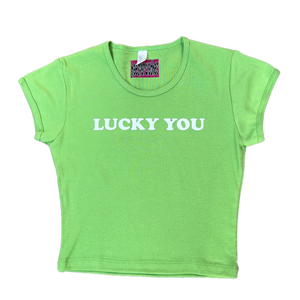 LUCKY YOU Baby Tee