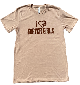 i heart surfer boys/girls full length tee