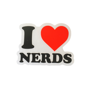 I <3 NERDS Sticker