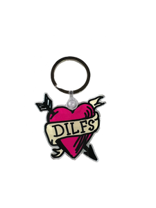 i <3 DILFS keychain
