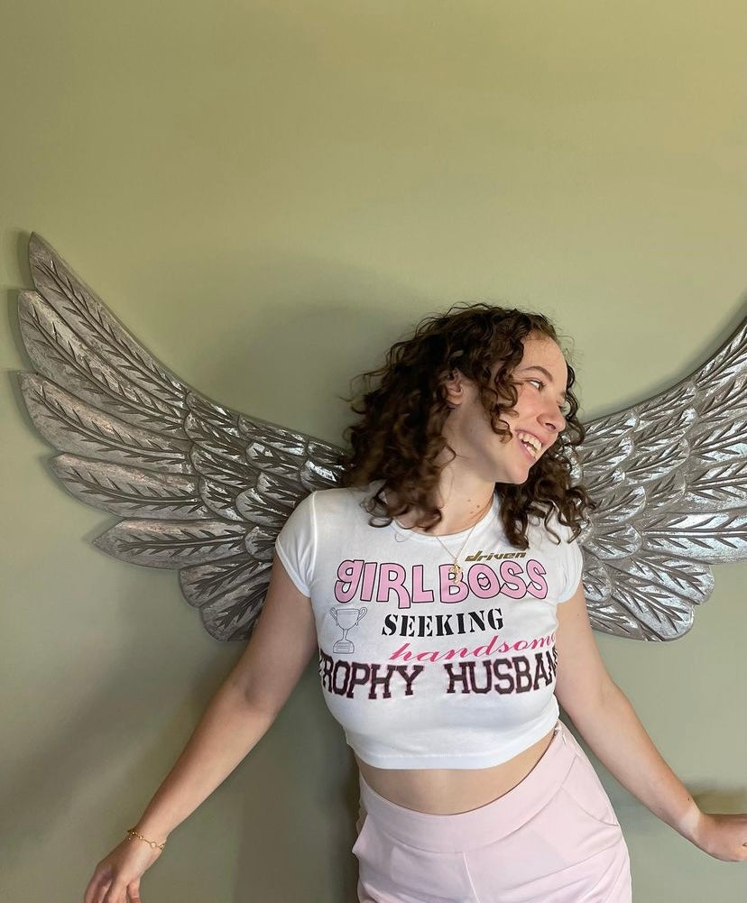 Driven Girlboss Baby Tee Hoes For Clothes