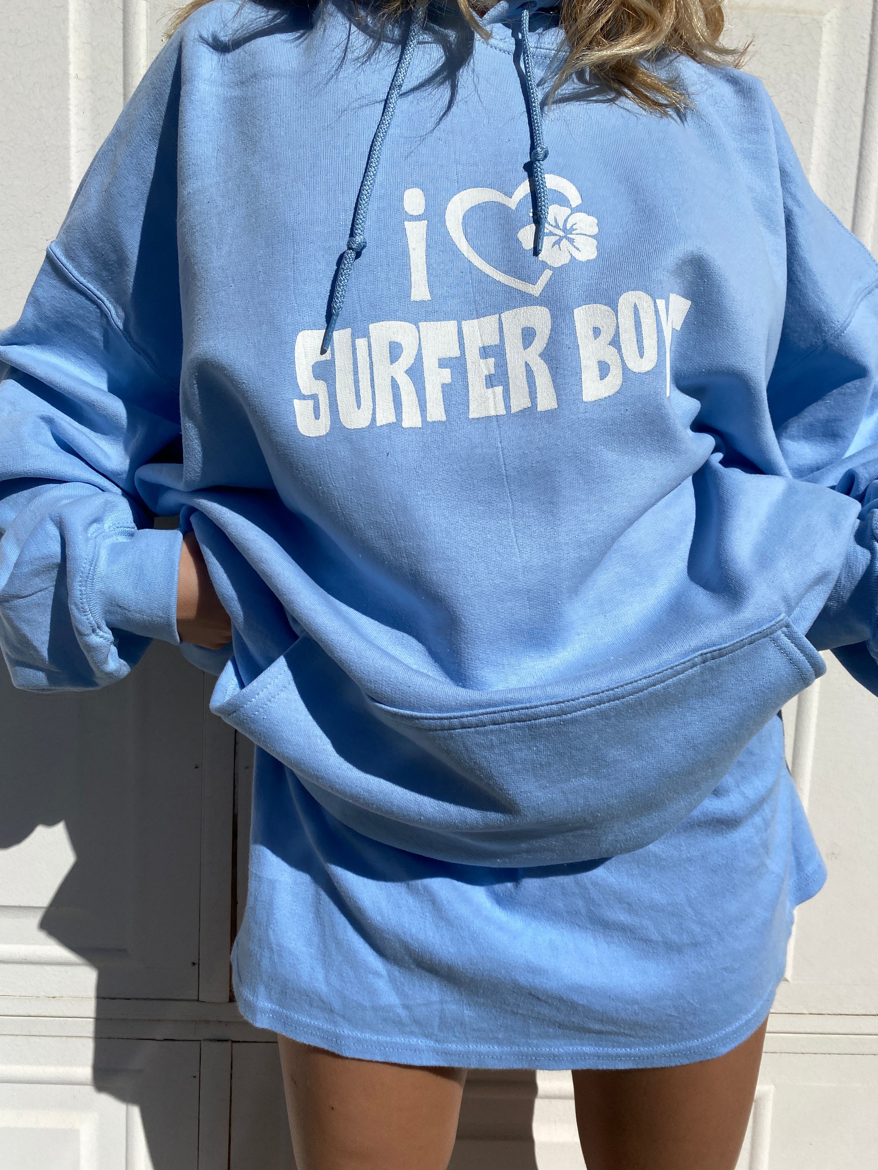 i heart surfer boys hoodie